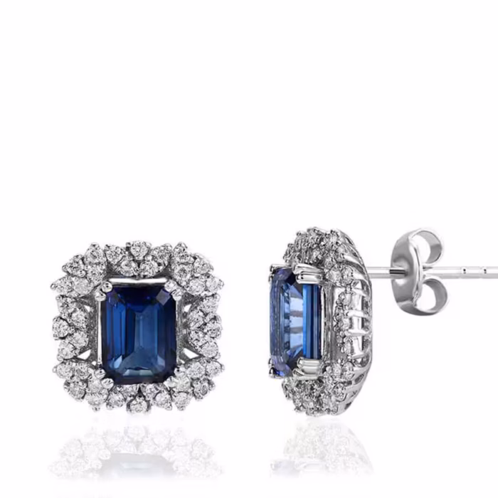 3.29 karat pırlanta baget yüzük modern geometrik kesim 14 ayar altın